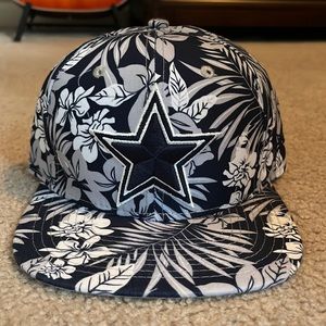 Used New Era 9 Fifty Adjustable NFL Dallas Cowboys Flat Brim Hat